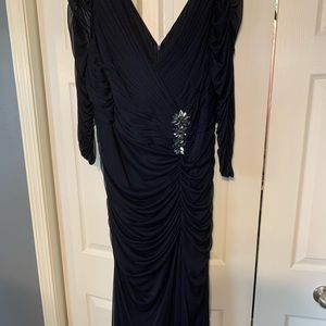 Adrianna Papell Sapphire gown